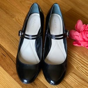 Alfani Hillaree Black Patent leather Mary Janes 9